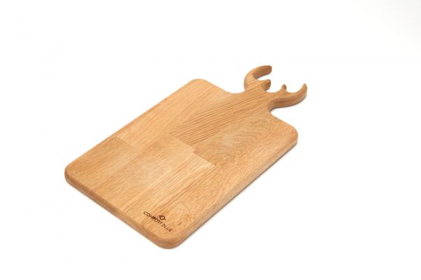 Deer-Shaped Oak Cutting & Serving Board - Image 3