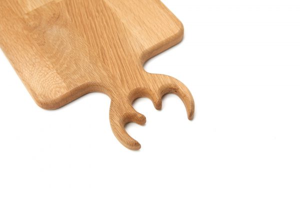 Deer-Shaped Oak Cutting & Serving Board - Image 4